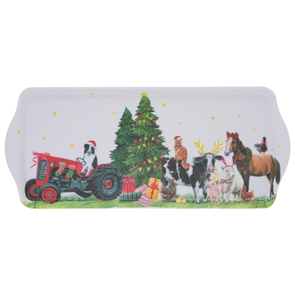 Ashdene Christmas At The Farm Sandwich Tray