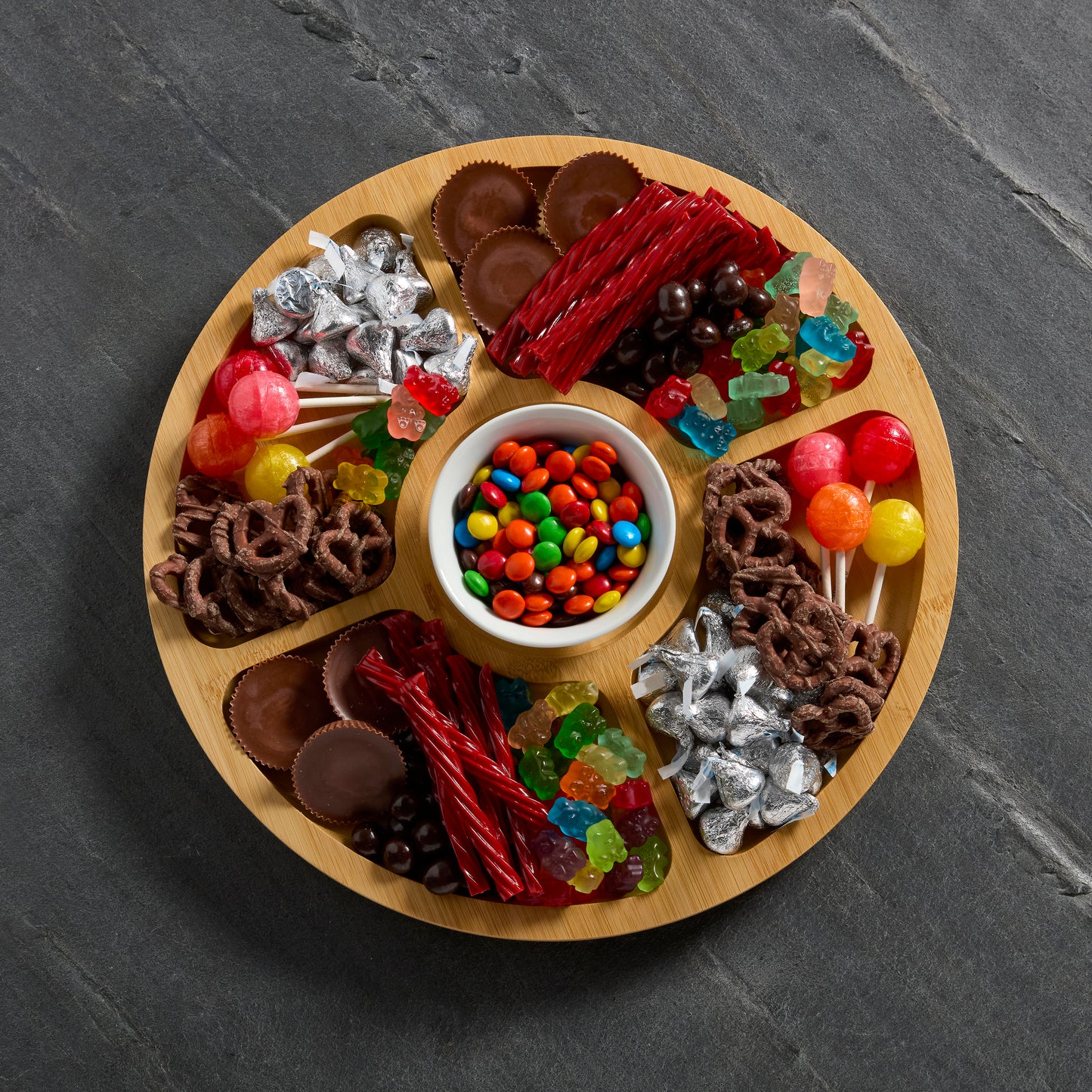 Farberware Build A Board Bamboo Round Section Board 35cm