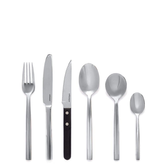 Salt & Pepper Monaco Cutlery Set with Steak Knives - 40 Piece