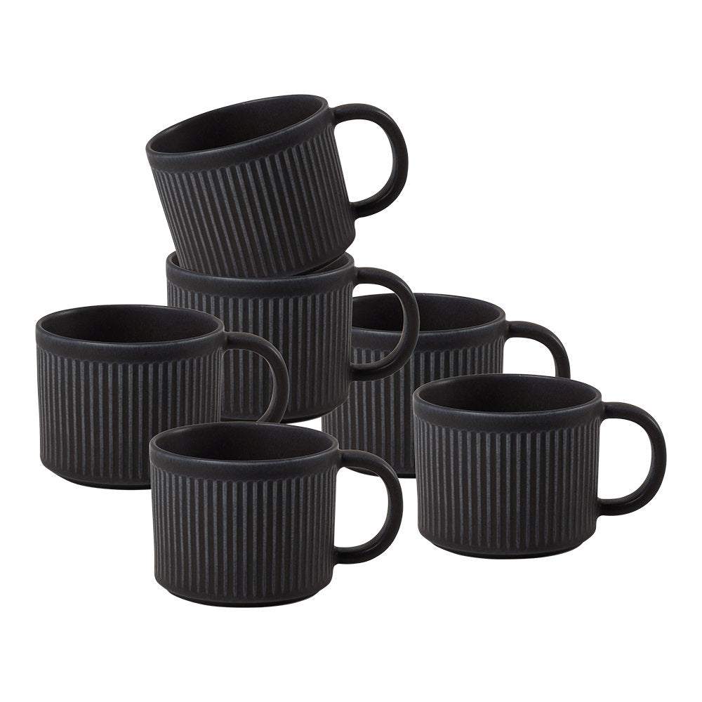 Salt & Pepper Olav Mug 340mL - Set of 6