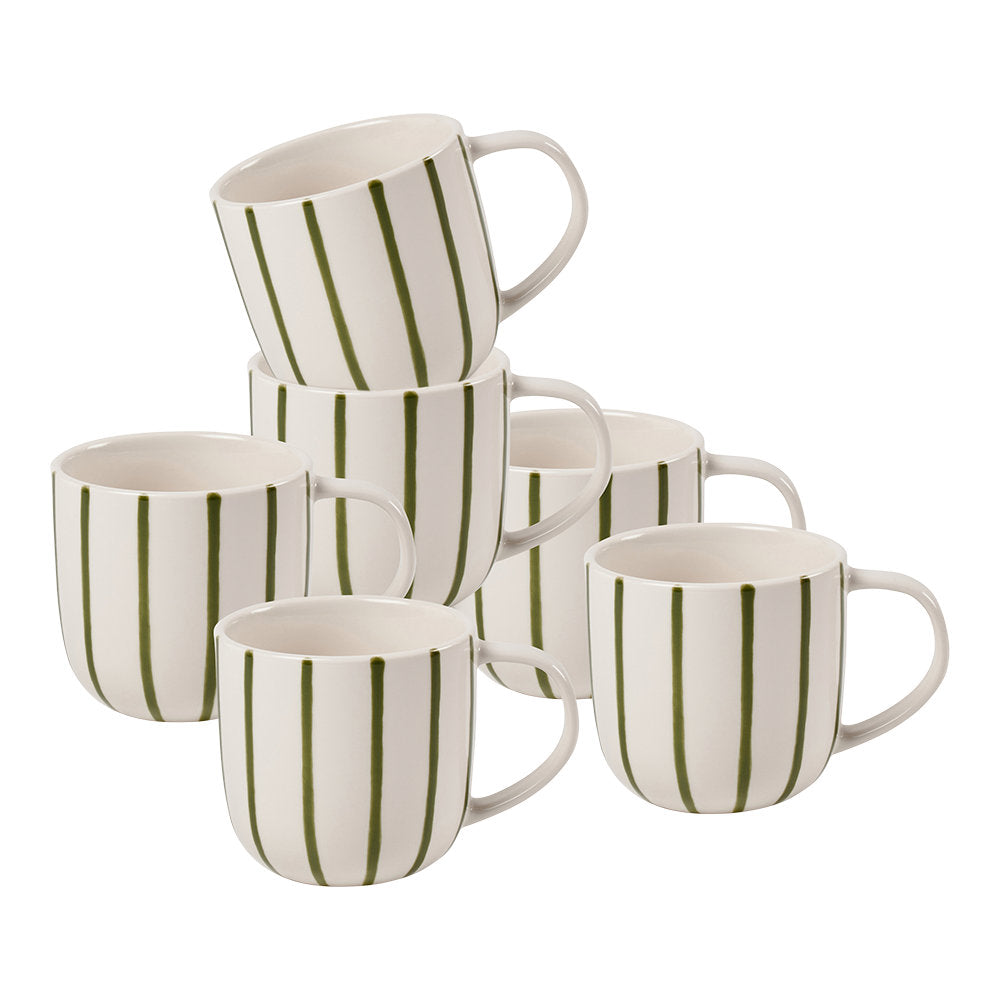 Salt & Pepper Anja Mugs 450mL - Set of 6