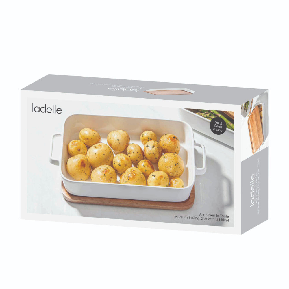 Ladelle Alto Oven To Table Medium Baking Dish With Lid