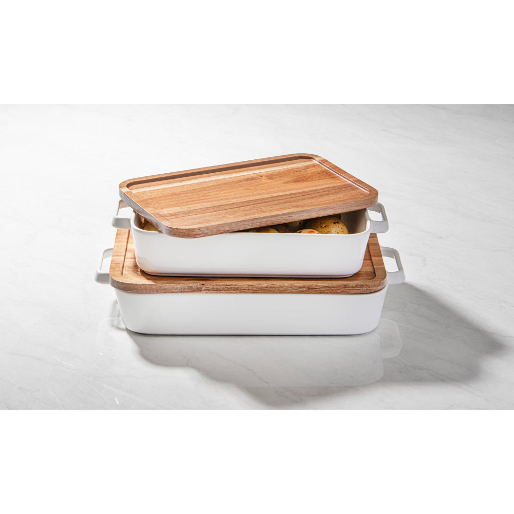Ladelle Alto Oven To Table Medium Baking Dish With Lid