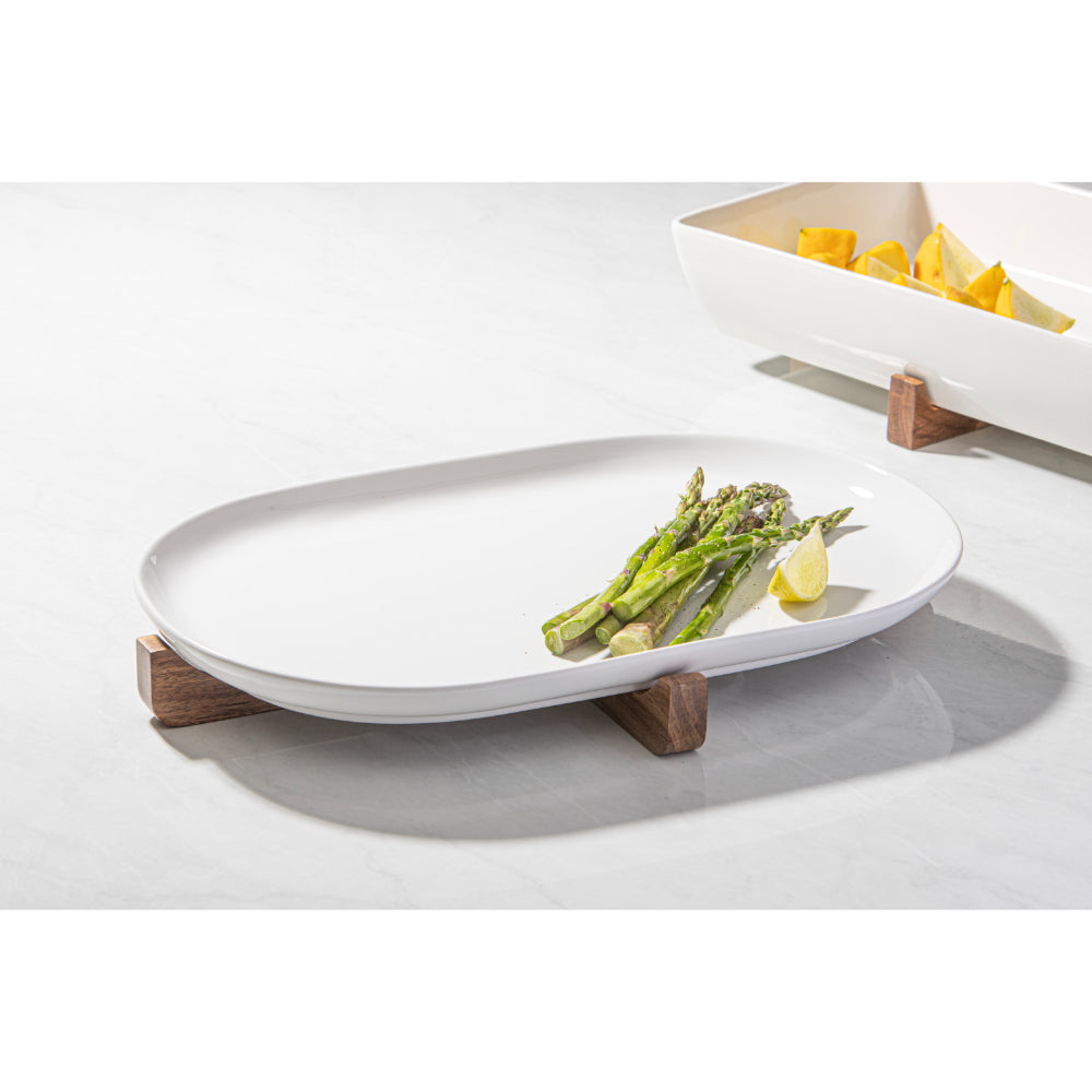 Ladelle Alto Oven To Table Oval Dish With Trivet