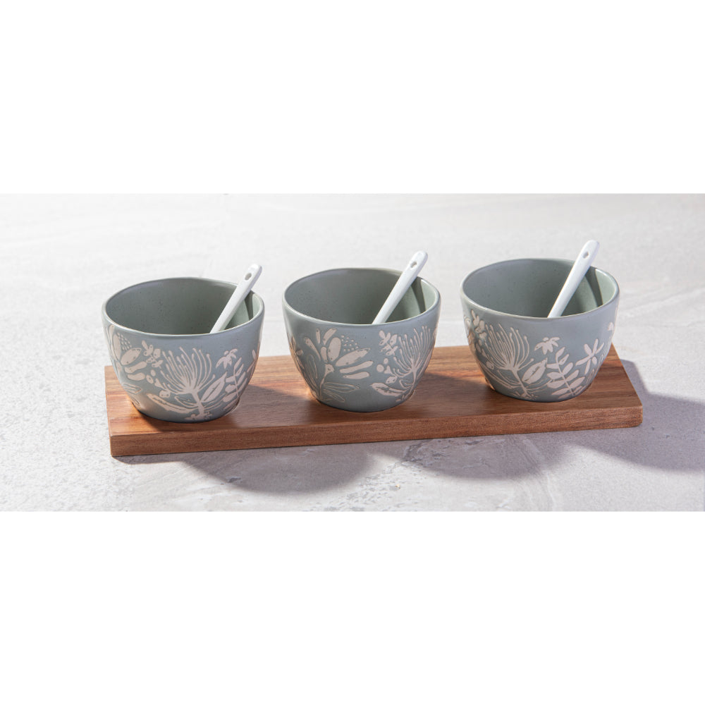 Ladelle Esperance Bowl Tray & Spoon Set