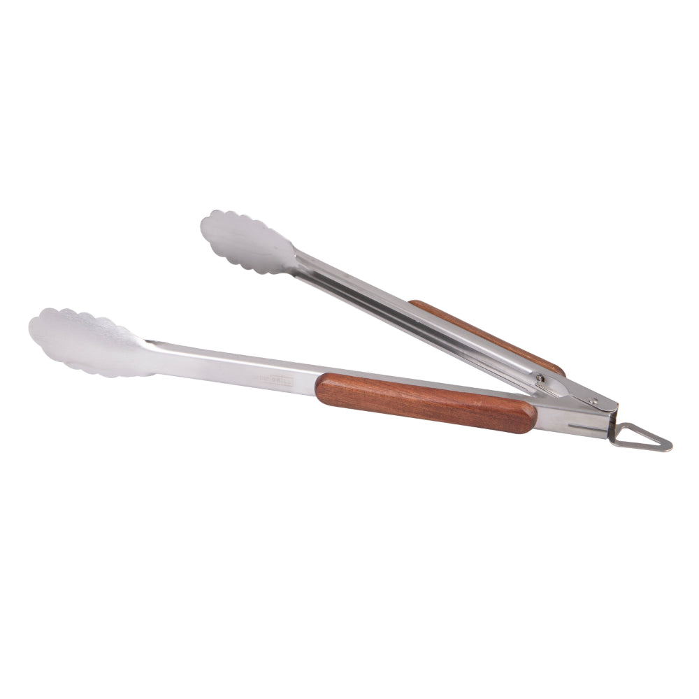 Urban Grill 3 Piece Barbeque Tool Set Acacia Handles With Carry Case