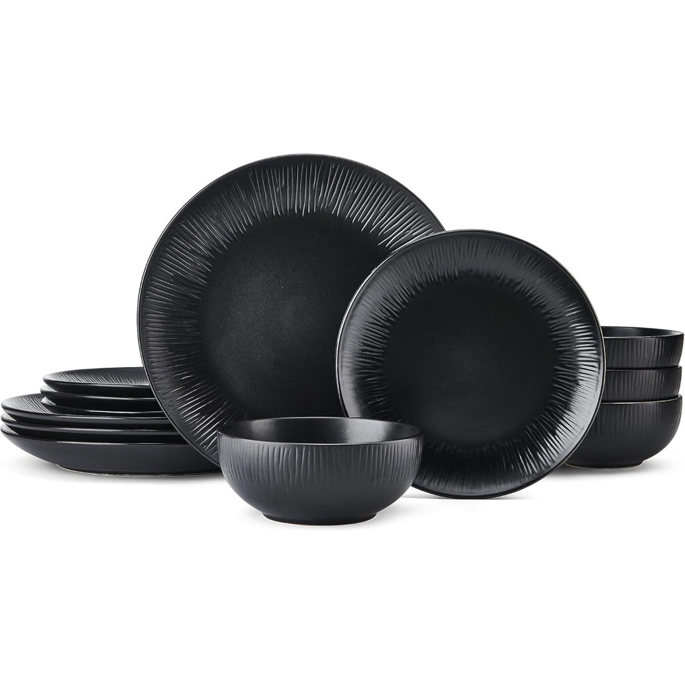 Mikasa Jardin 12 Piece Stoneware Dinner Set