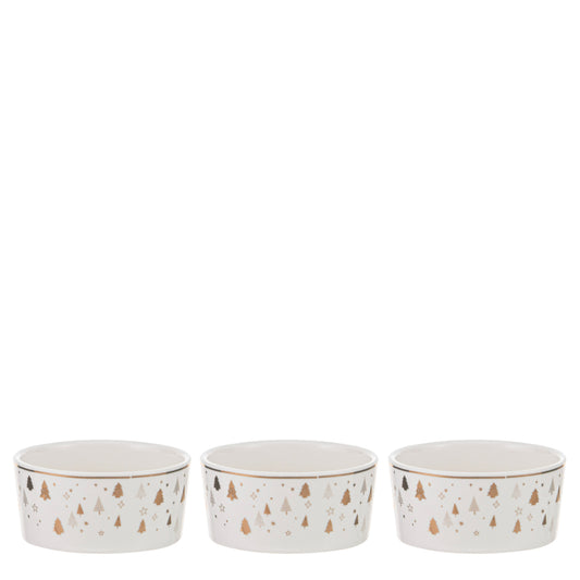 Ladelle Noelle 3 Piece Bowl Set
