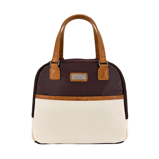 Sachi Style 237 Insulated Cali Lunch Bag Bordeaux Cream