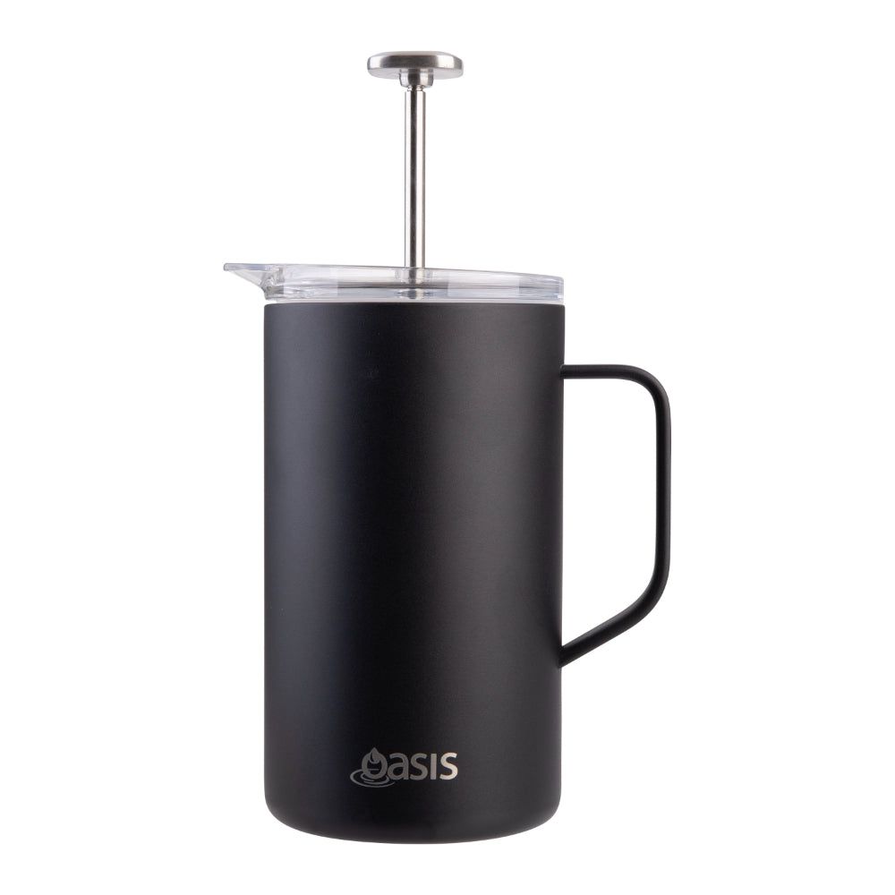 Oasis Stainless Steel Double Wall Insulated Coffee Press 8 Cup