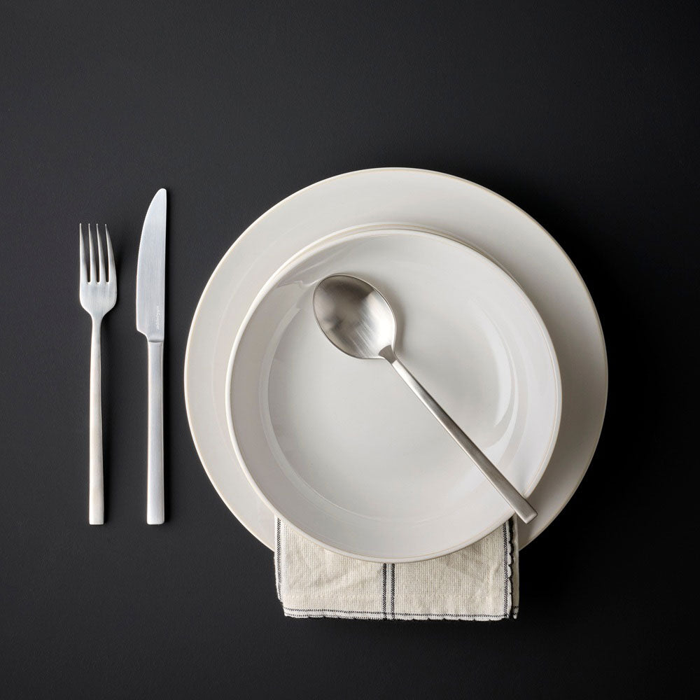 Salt & Pepper Taylor Check Napkin 45x45cm Set of 4