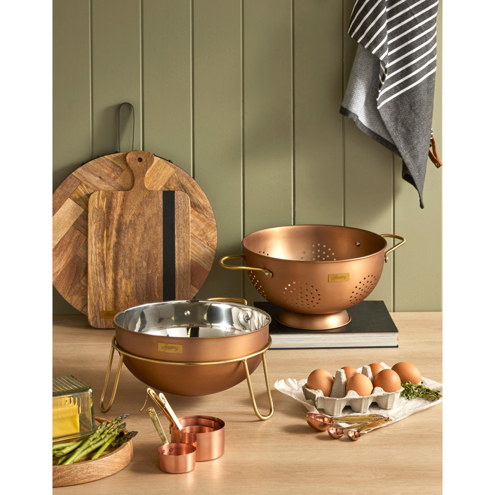 Academy Edwin Copper Mixing Bowl With Stand