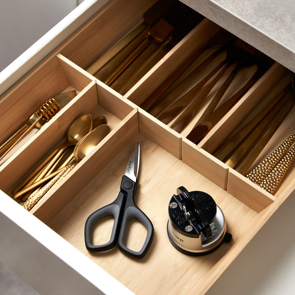 AnySharp Silver Sharpener & Mini Scissors Set