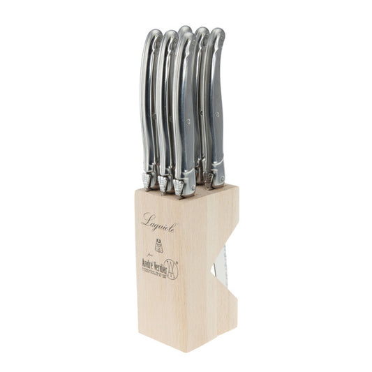 Andre Verdier Debutant Set of 6 Serrated Knives Stainless Steel