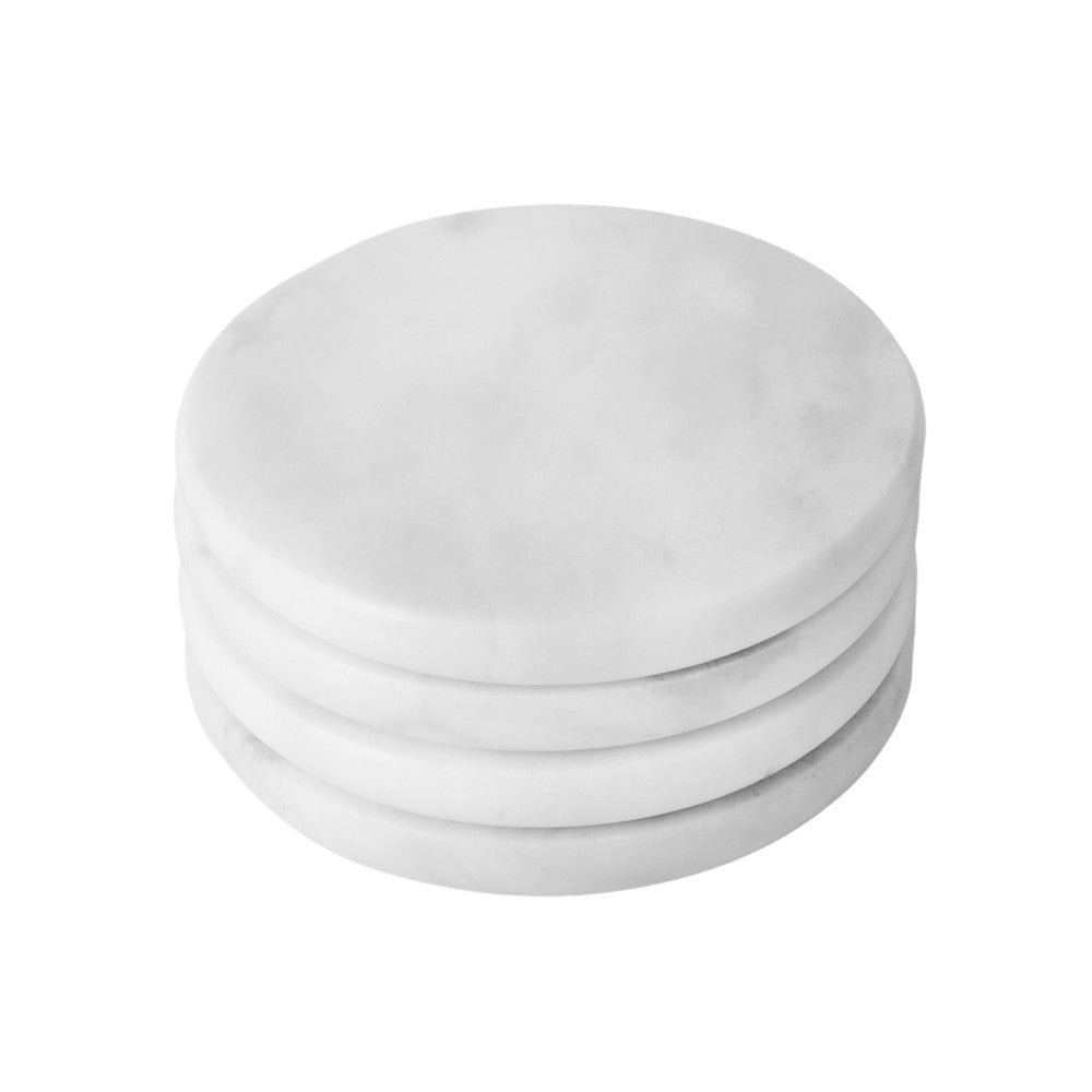 Davis & Waddell Nuvolo Marble Set of 4 Coasters