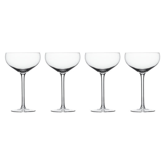 Davis & Waddell Ascot Set of 4 Champagne Coupes 240ml