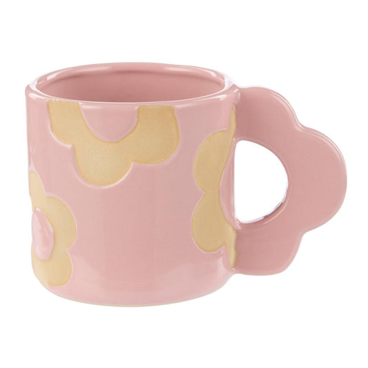Emporium Posey 400ml Flower Mug in Pink at Robins Kitchen