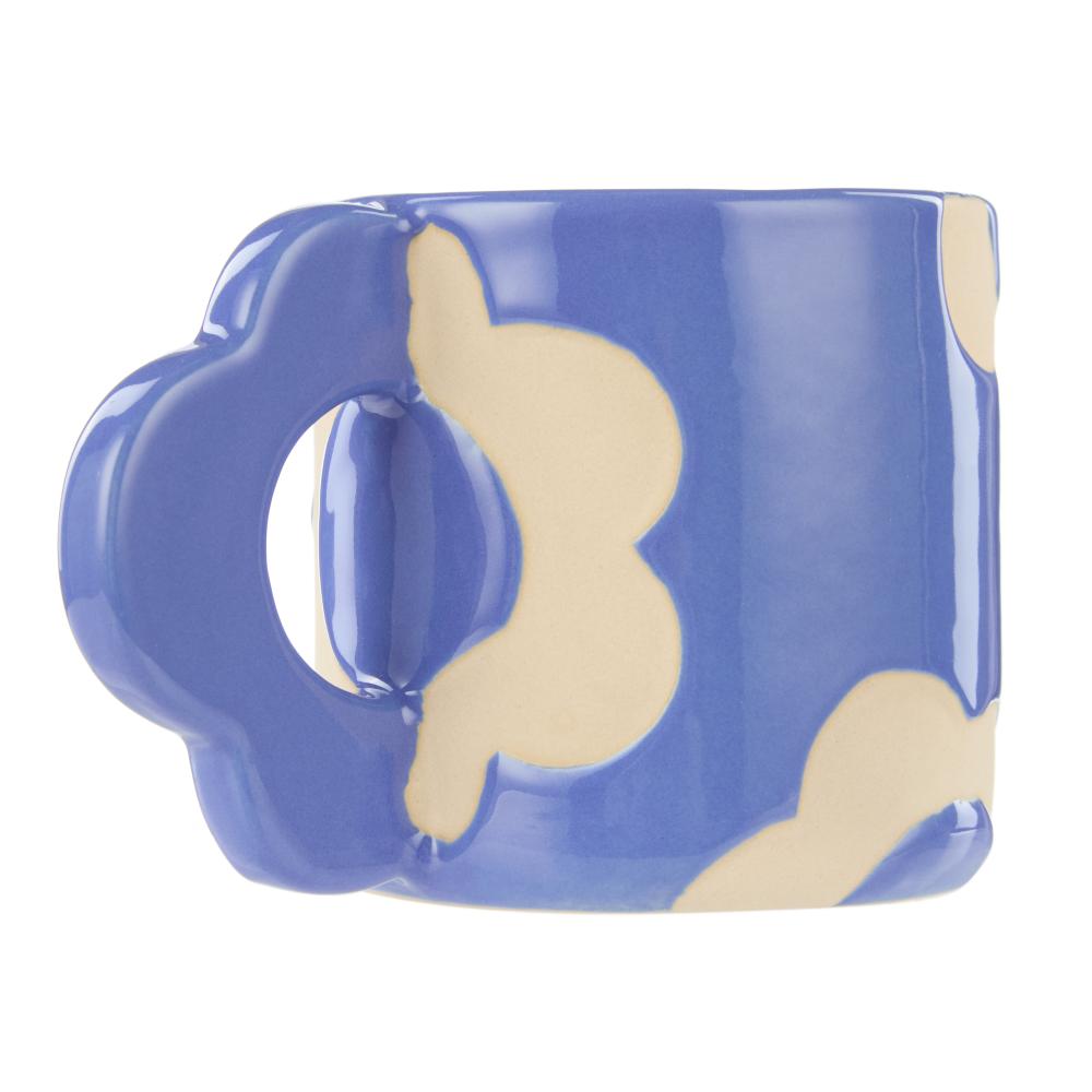 Emporium Posey 400ml Flower Mug in Blue at Robins Kitchen