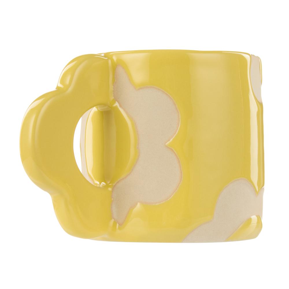 Emporium Posey 400ml Flower Mug in Yellow at Robins Kitchen