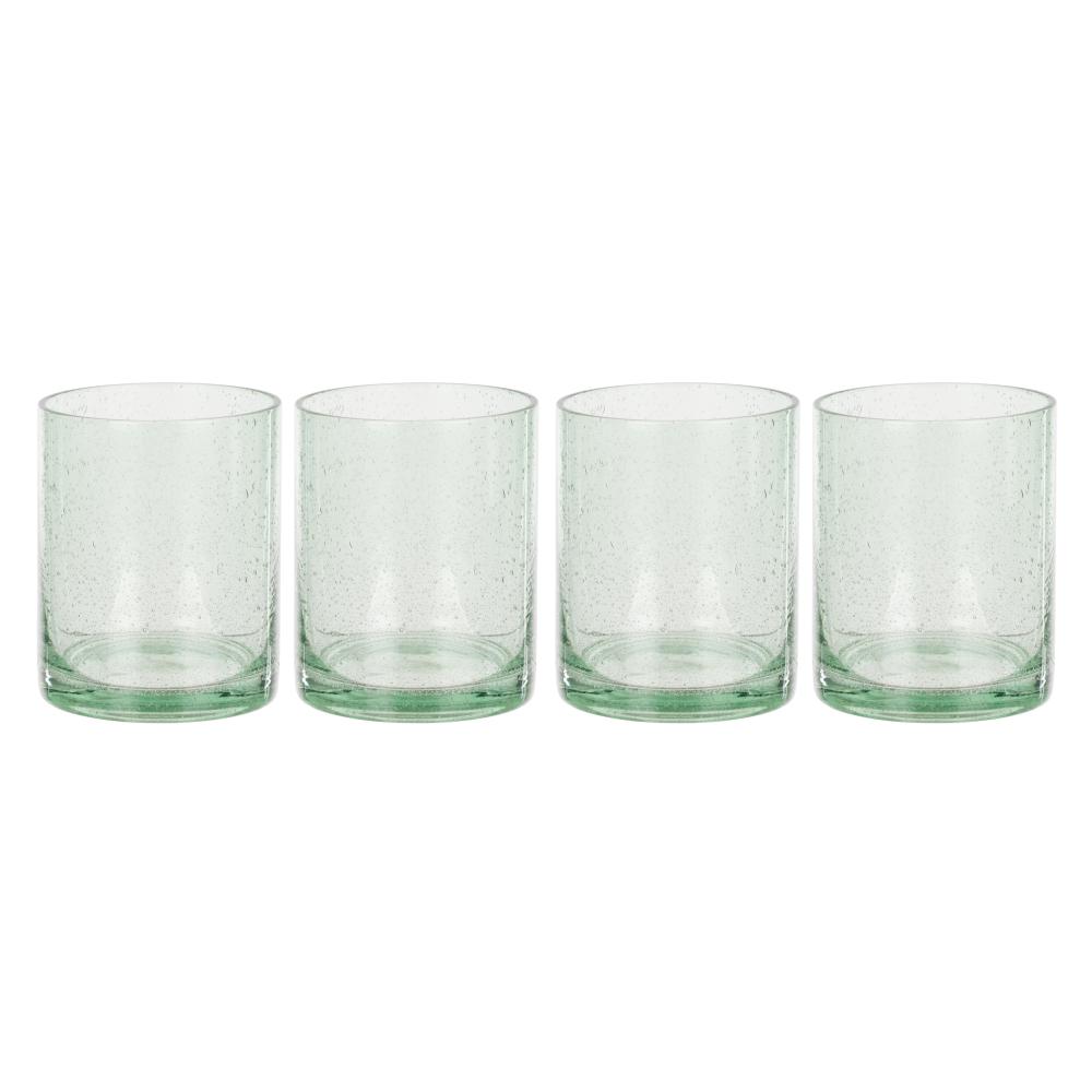 Davis & Waddell Saltara Set of 4 Bubble Glass Tumblers 350ml