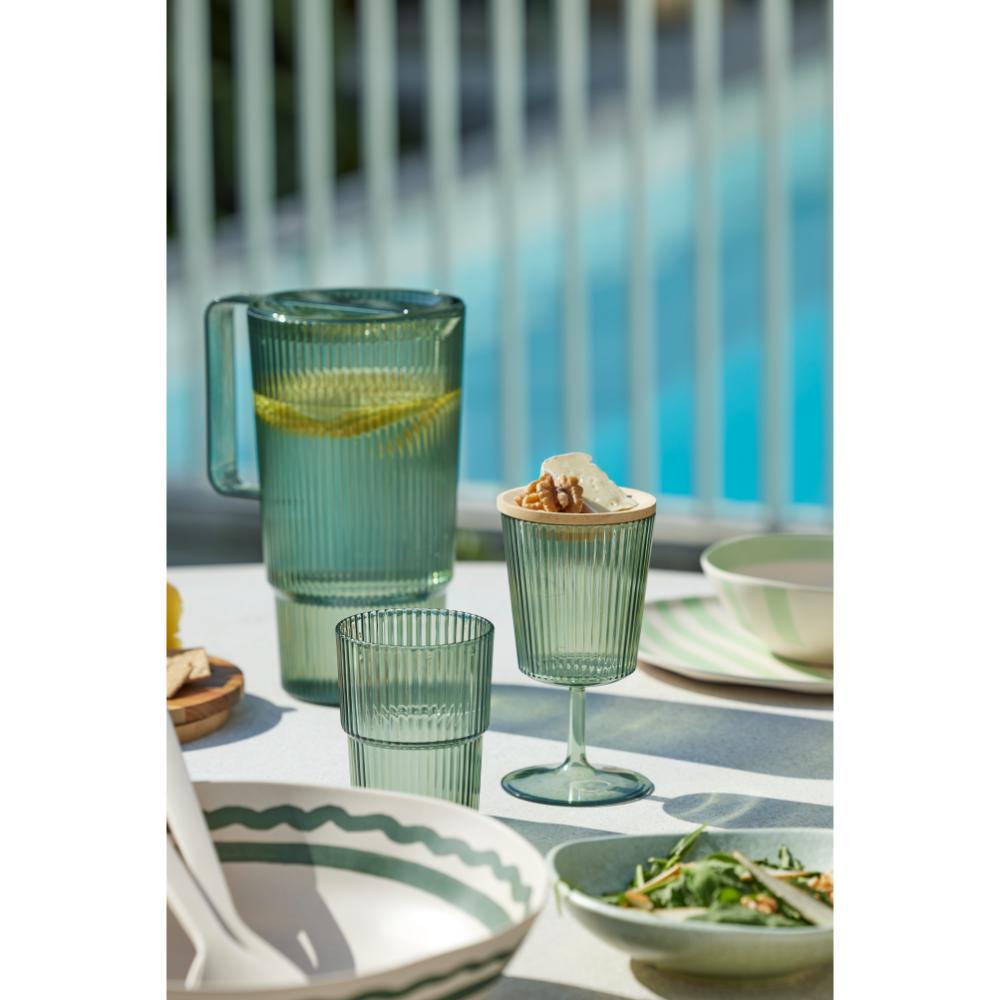 Davis & Waddell Saltara Set of 4 Bubble Glass Tumblers 350ml