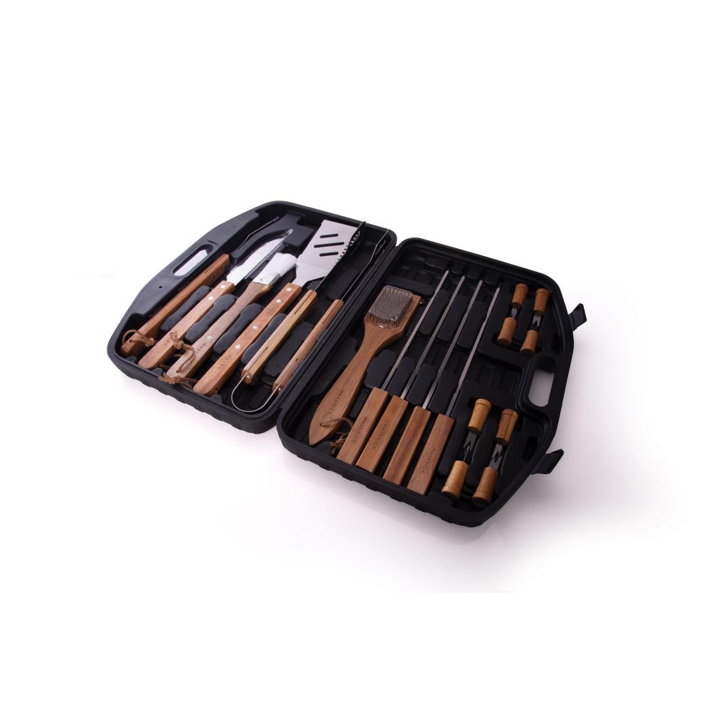 Maverick 18 Piece Bbq Tool Kit With Hard Shell Case