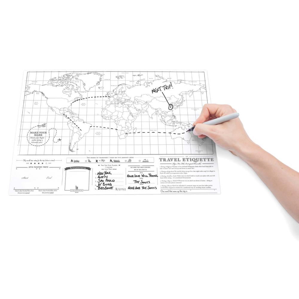Luckies Scratch Map Travel Edition