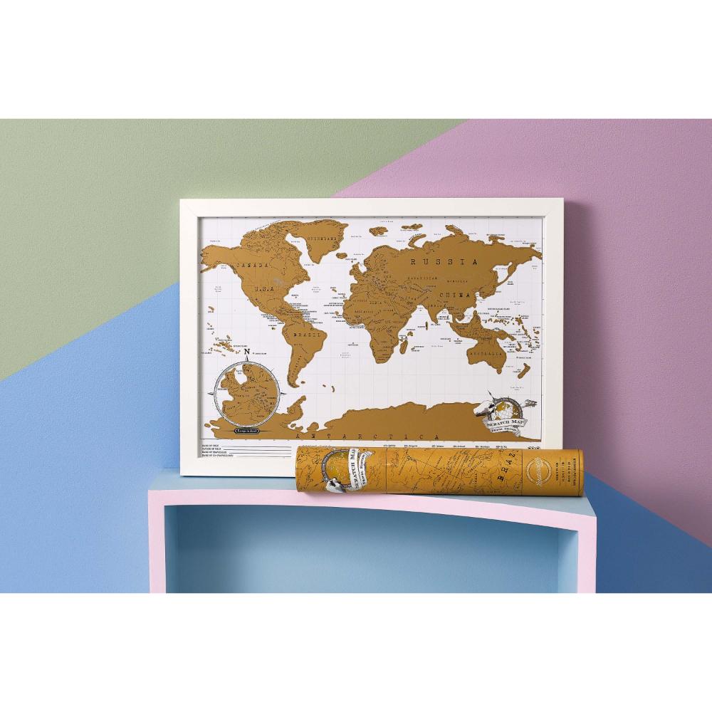 Luckies Scratch Map Travel Edition