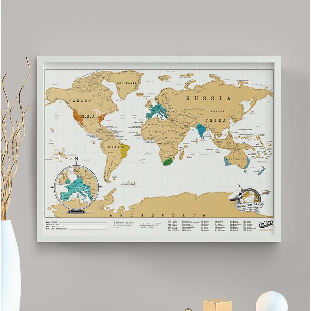 Luckies Scratch Map Travel Edition