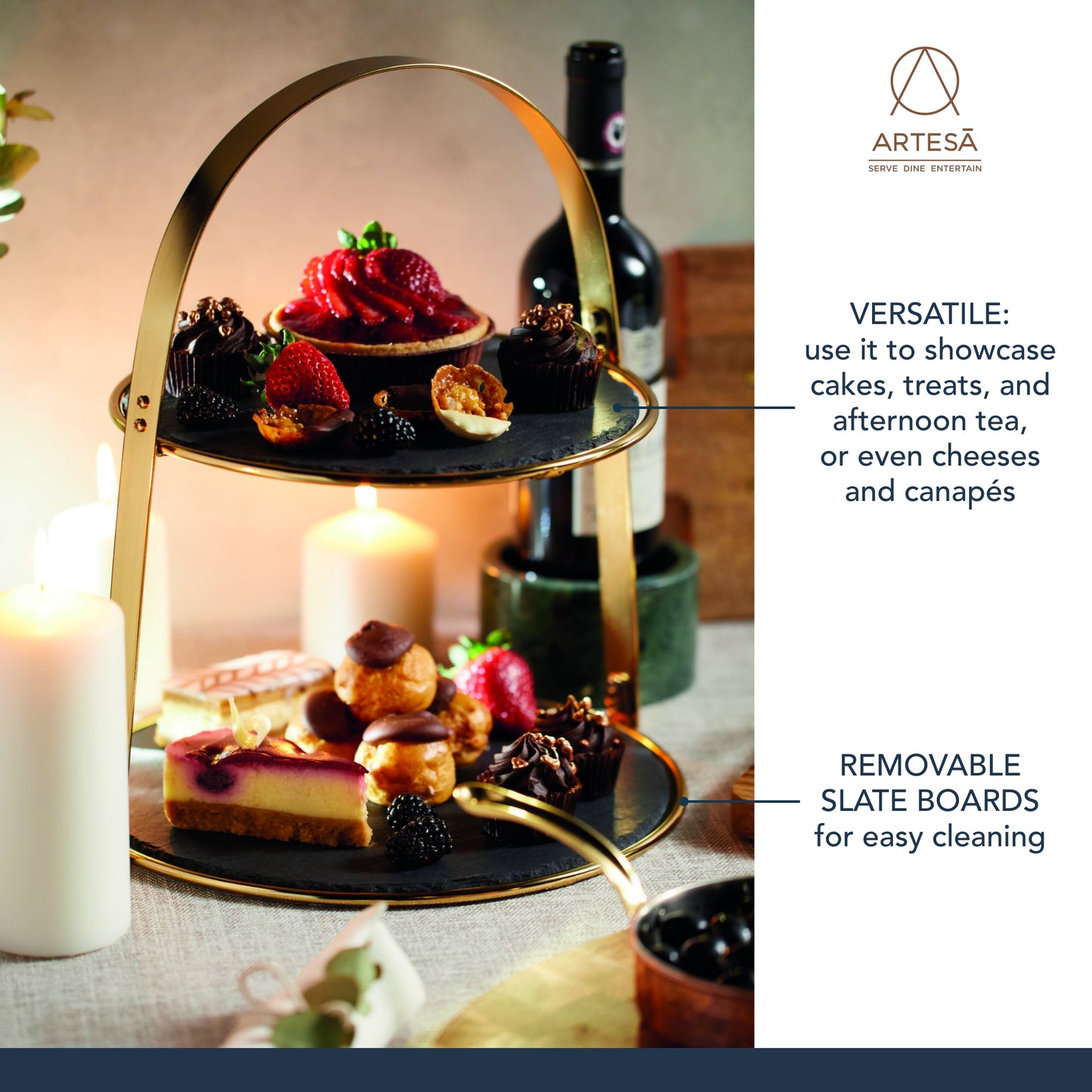 Artesa Arch Serving Stand