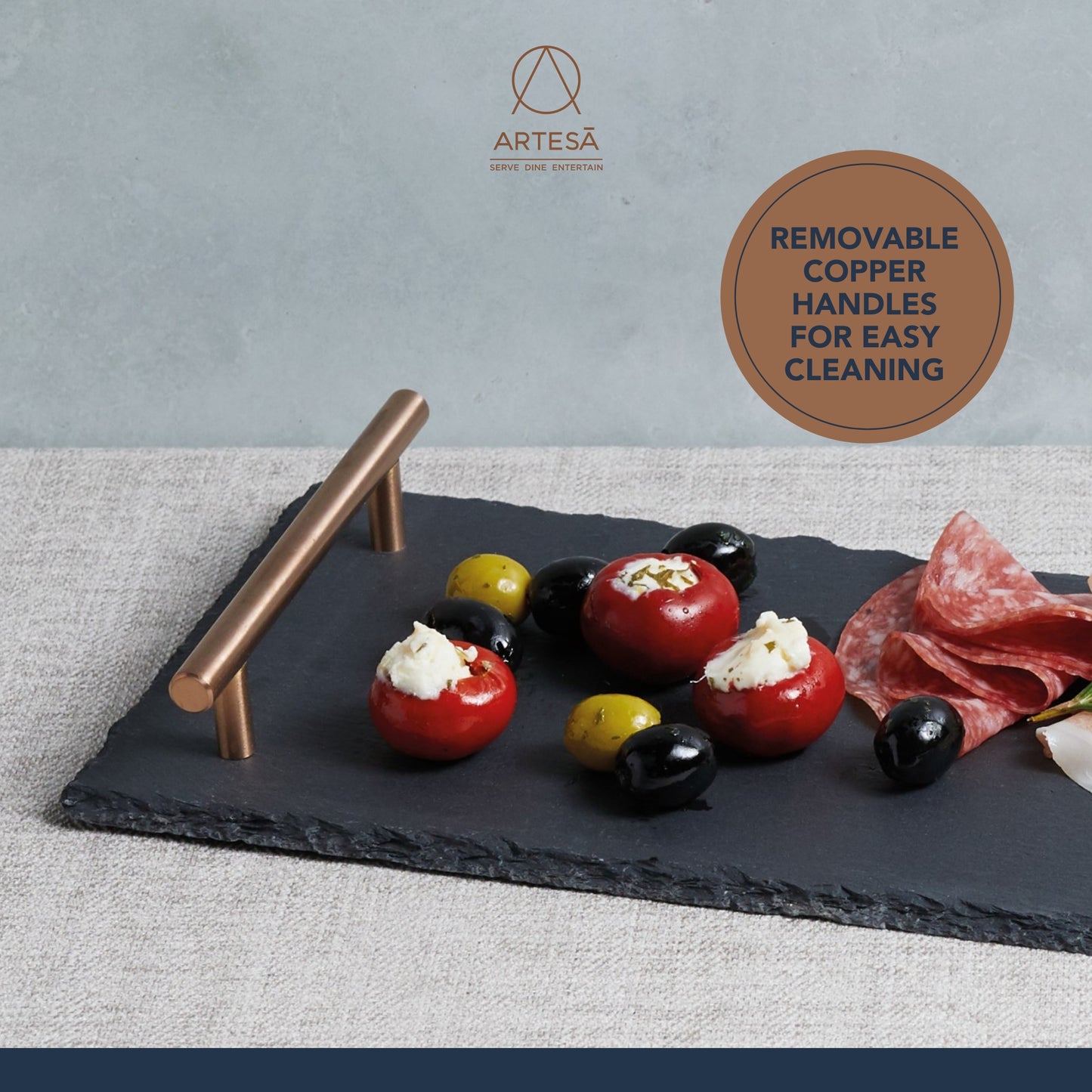 Artesa Rectangular Slate Platter