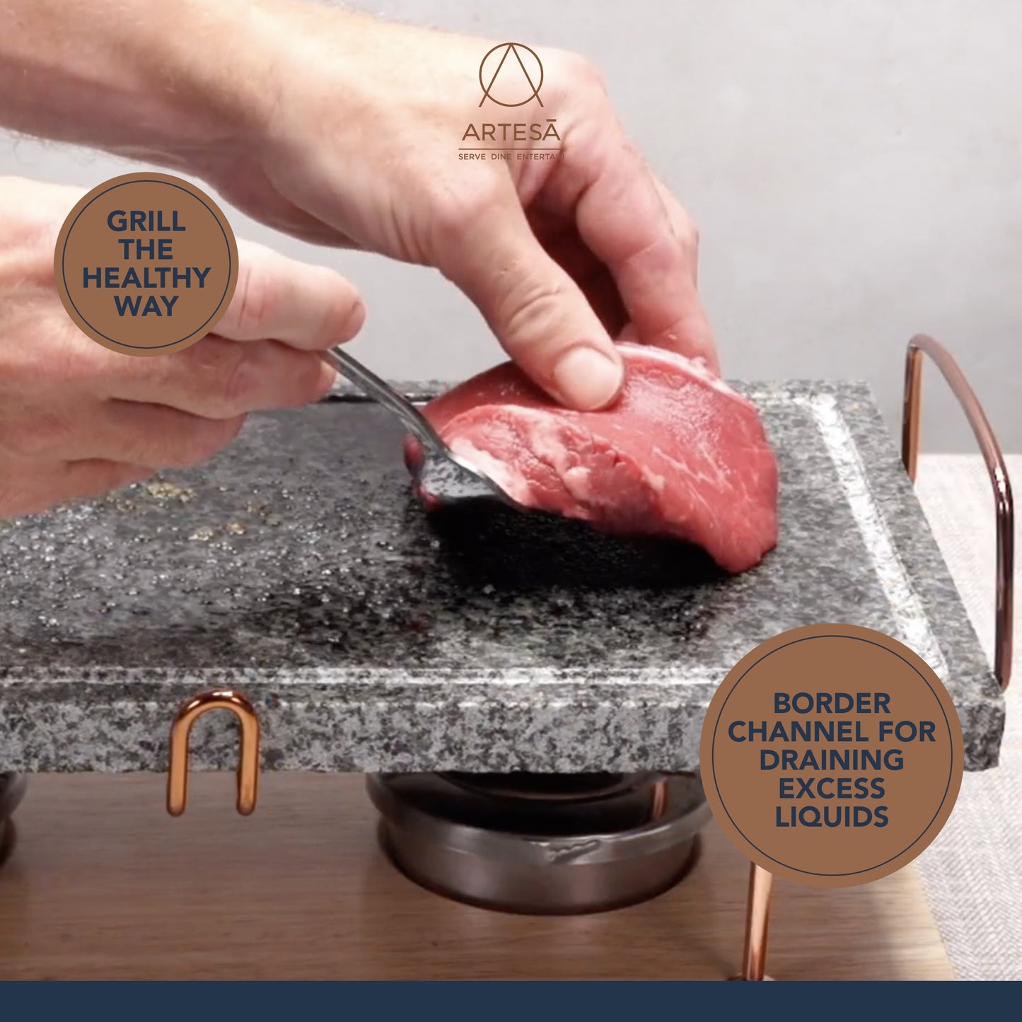 Artesa Marble Hot Stone Grill Set