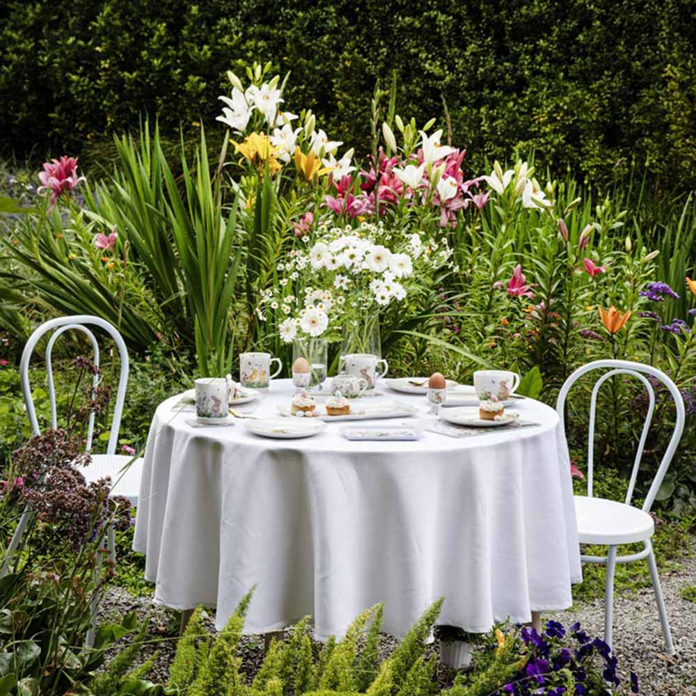 Easter dining experience in a garden -Ashdene Sweet Meadows Collection at Robins Kitchen