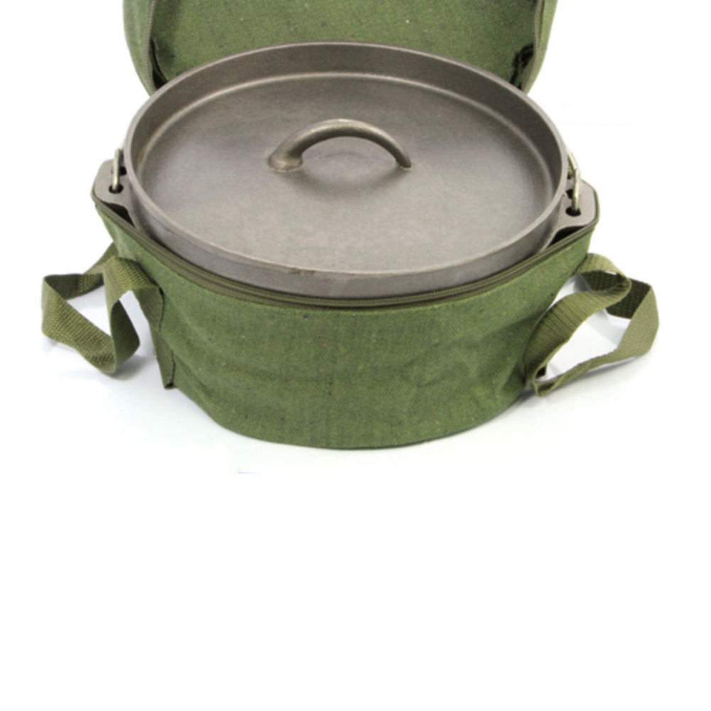 G&S Camp Oven Bag Canvas 2qt Khaki Green