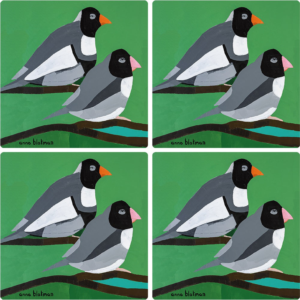 Lilli Rock Gilbert & Sullivan Set of 4 Dolomite Coasters Robins Kitchen