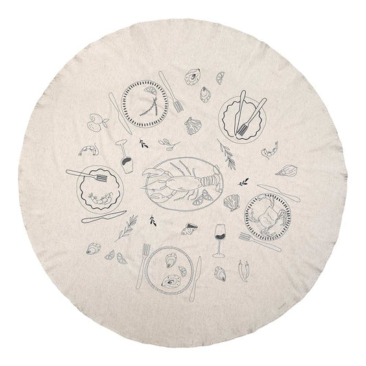 Ecology Feast Table Cloth Round