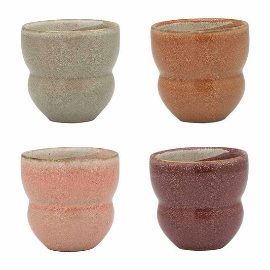 Ecology Galet Set of 4 Espresso Cups 90ml Assorted at Robins Kitchen