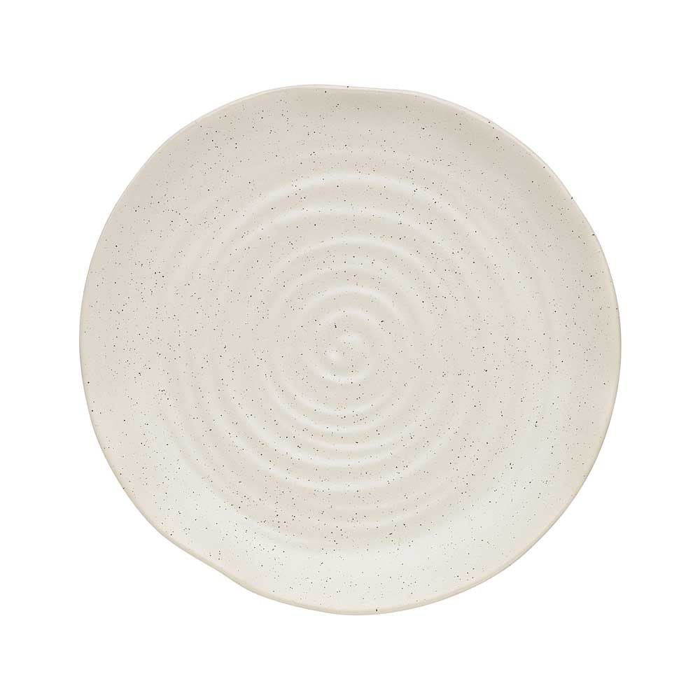 Ecology Ottawa 4 Piece Dinner Set in Calico Cream with dinner plate at Robins Kitchen