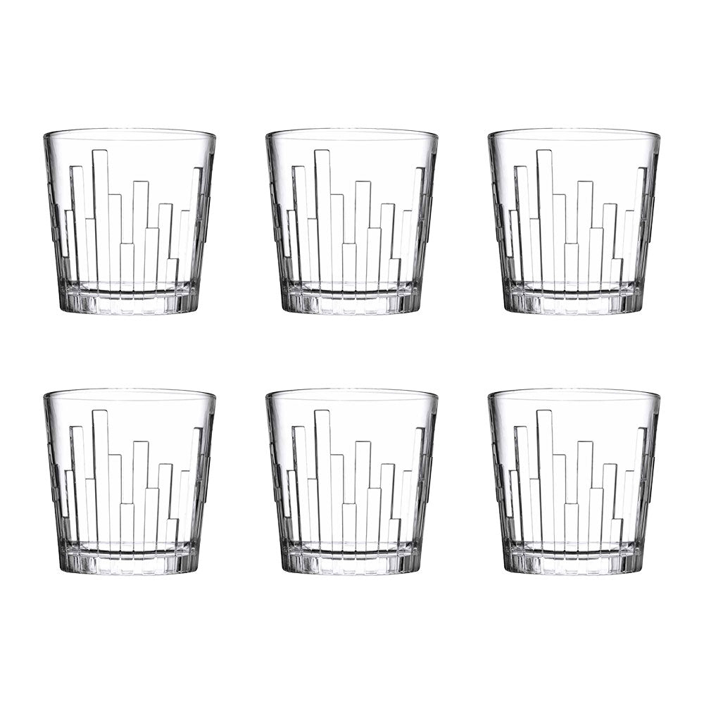 Pasabahce Scala Set of 6 Whiskey Tumblers 300ml