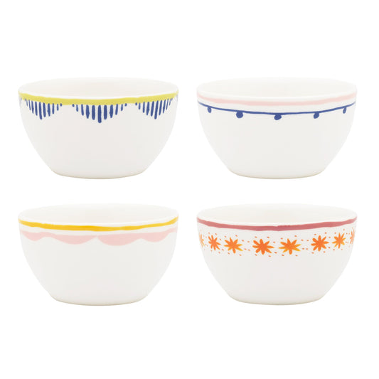 Porto Fiesta Set Of 4 Dip Bowls 11cm