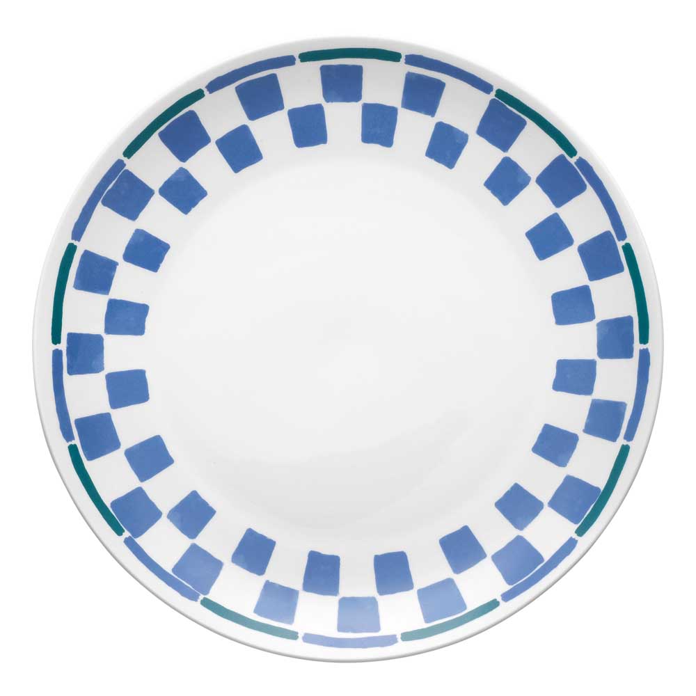Porto Valentina 12 Piece Dinnerset Multicoloured with Dinner plates at Robins Kitchen