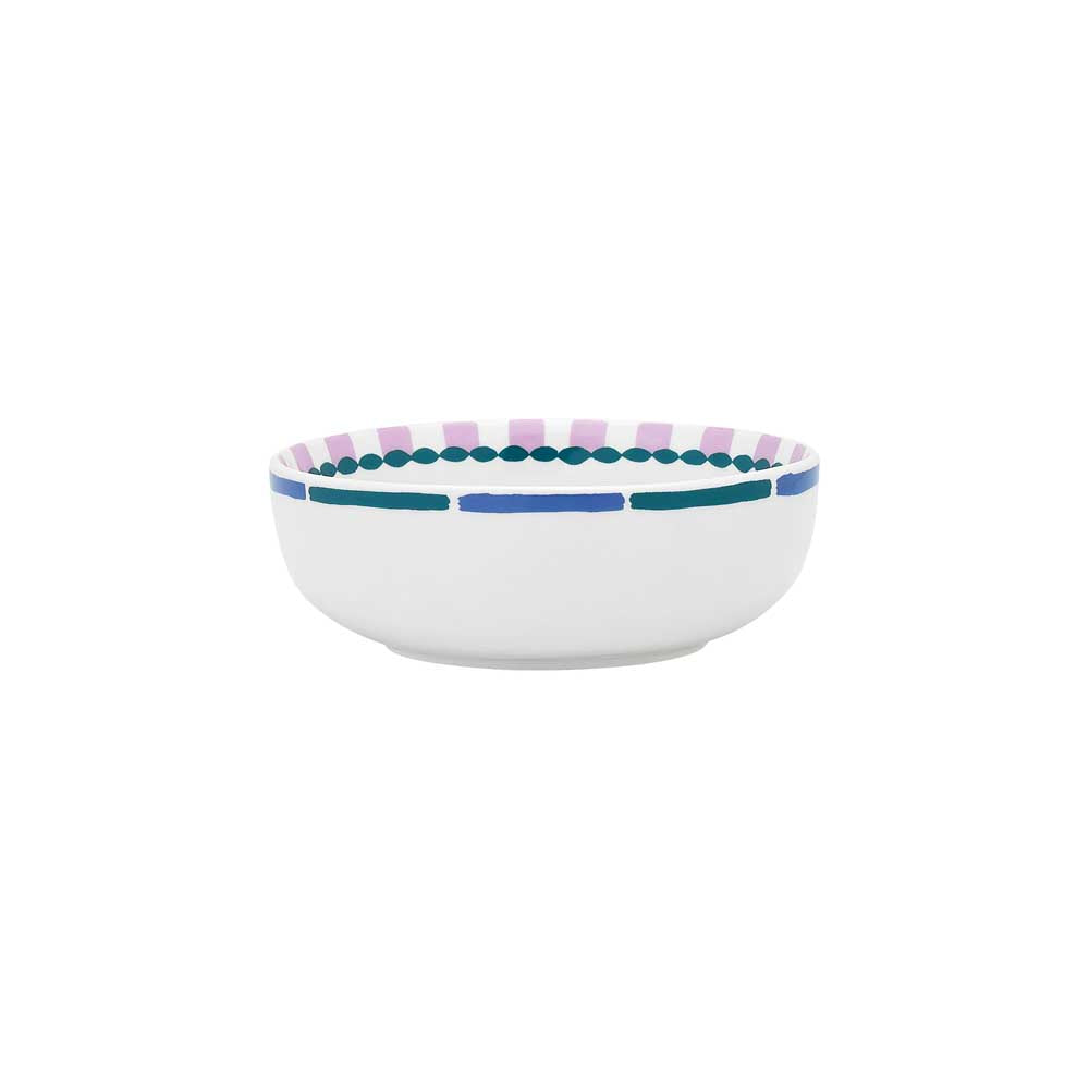 Porto Valentina 12 Piece Dinnerset Multicoloured with bowls at Robins Kitchen