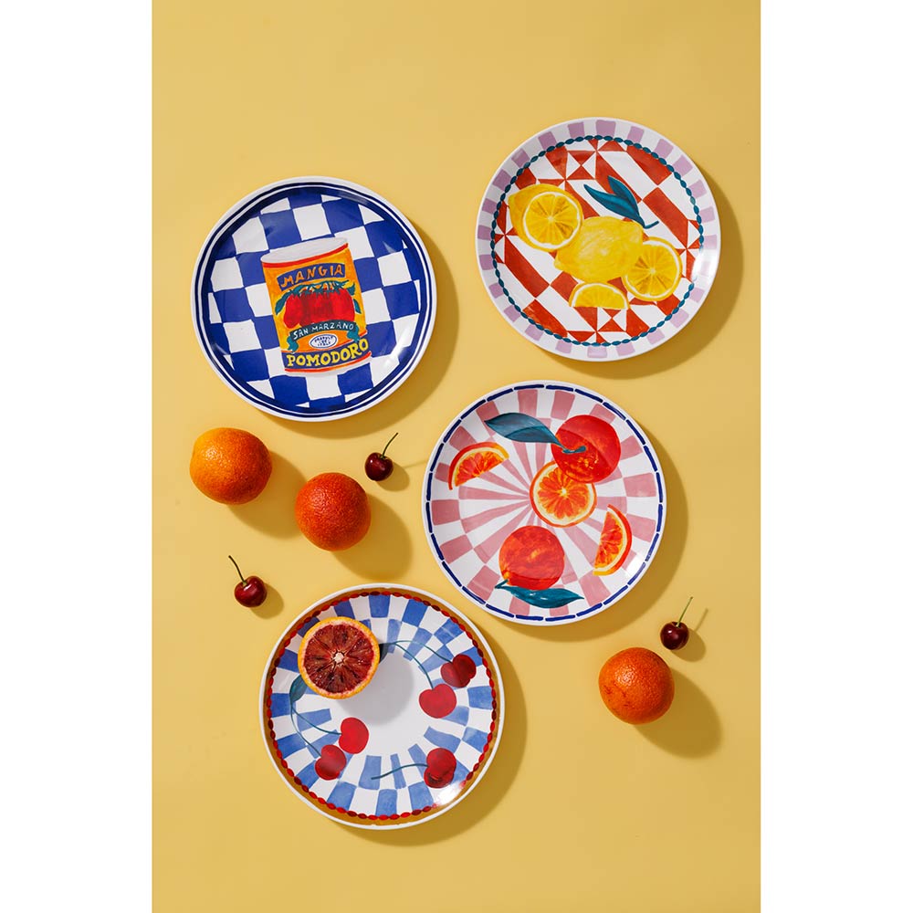 Porto Valentina Set of 4 Assorted Side Plates 20cm at Robins Kitchen