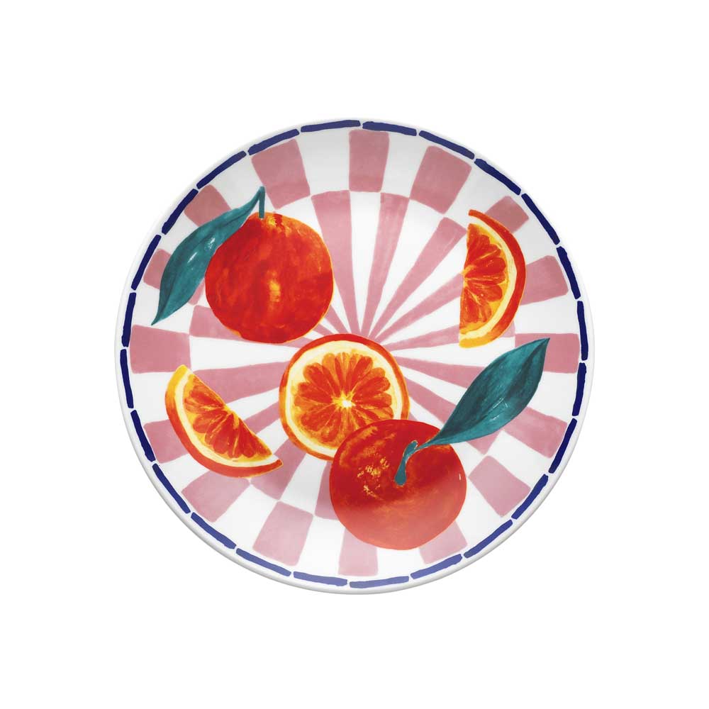 Porto Valentina Side Plate 20cm Tangerine at Robins Kitchen