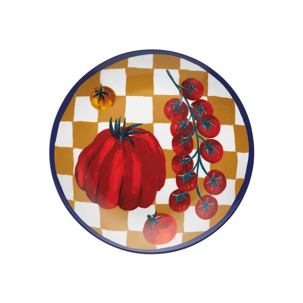Porto Valentina Side Plate 20cm Tomato Medley at Robins Kitchen