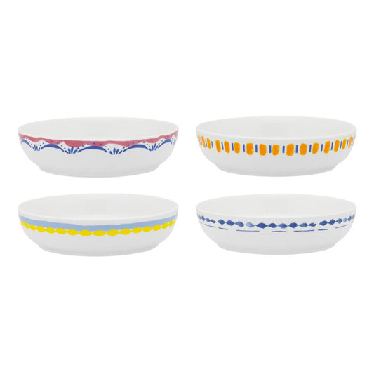 Porto Positano Set of 4 Dinner Bowls assorted designs