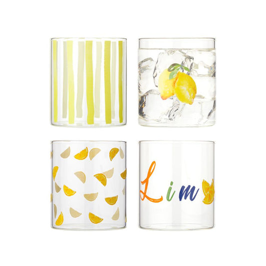 Porto Limone Set of 4 Tumblers 320ml