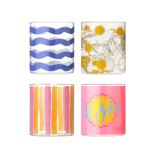 Porto Sole Set of 4 Tumblers 320ml