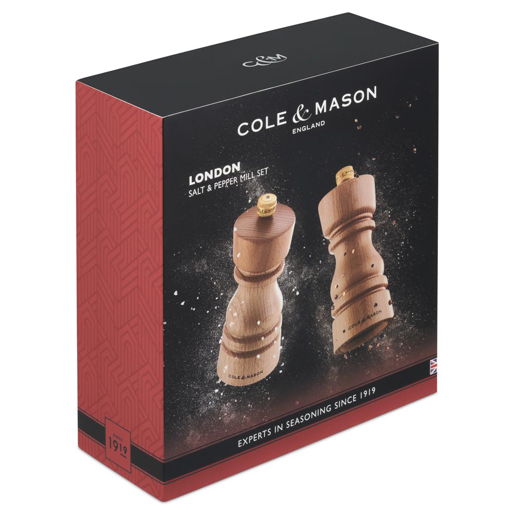 Cole & Mason London Salt & Pepper Mill Gift Set