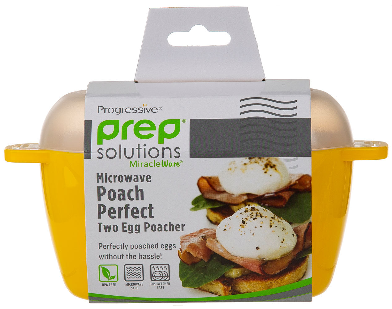 Progressive Microwave Poach Perfect 2 Egg Cooker